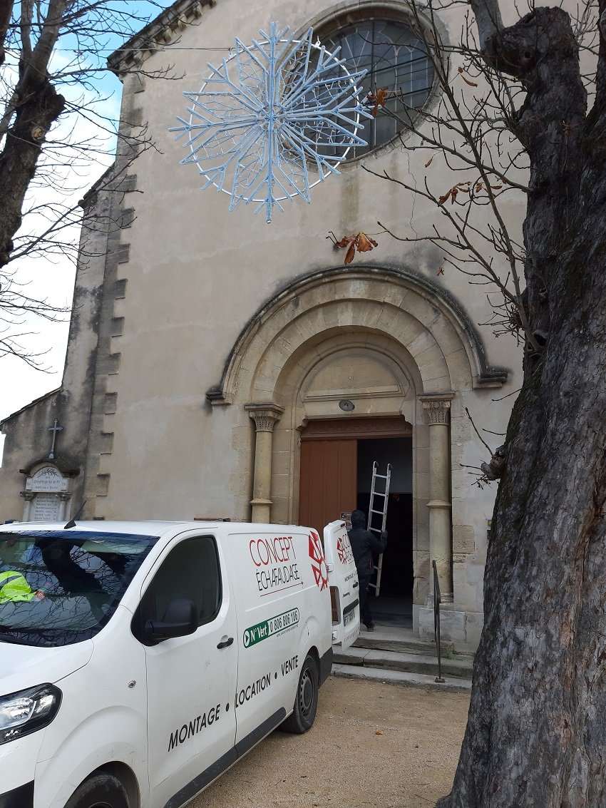 Photos échafaudages pour site paroisse 1